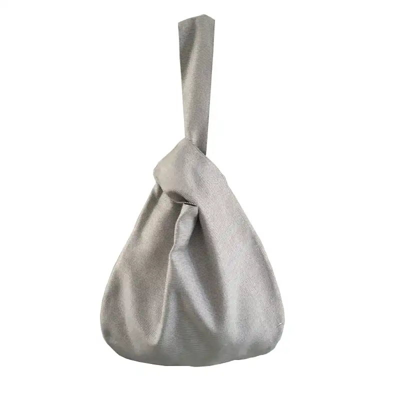 large gray tote bag
