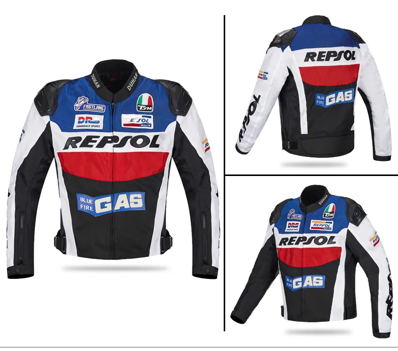 Бренд DUHAN мотоциклетные куртки moto GP REPSOL куртка для гоночного мотоцикла наивысшего качества Оксфорд езда Джерси