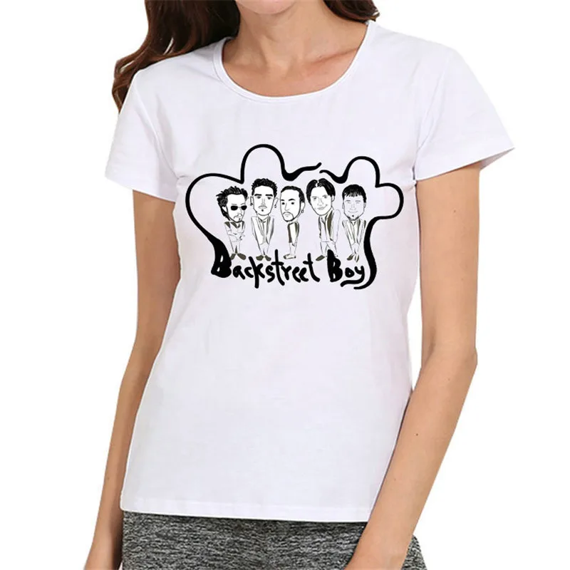 

2019 Brand t shirts women Harajuku Funny Simple casual short sleeve bangtan boys shirt Fashion Casual Backstreet Boys