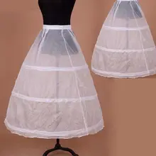 Нижняя юбка с эластичной резинкой на талии, 3 кольца, белое бальное свадебное платье, дешевая Нижняя юбка для невесты
