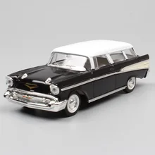 1/43 масштаб классический 1957 Chevrolet Nomad sedan chevy wagon фургон металлический minicar литые автомобили и автомобильные игрушки модели для коллекционеров