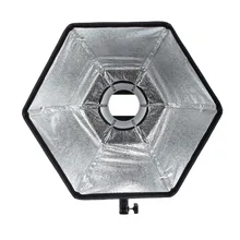 Selens photographic Soft box 50cm Hexagon Softbox with L-Shape Adapter Ring Photo Studio Accessories Selens photographic Soft box 50cm Hexagon Softbox with L-Shape Adapter Ring Photo Studio Accessories