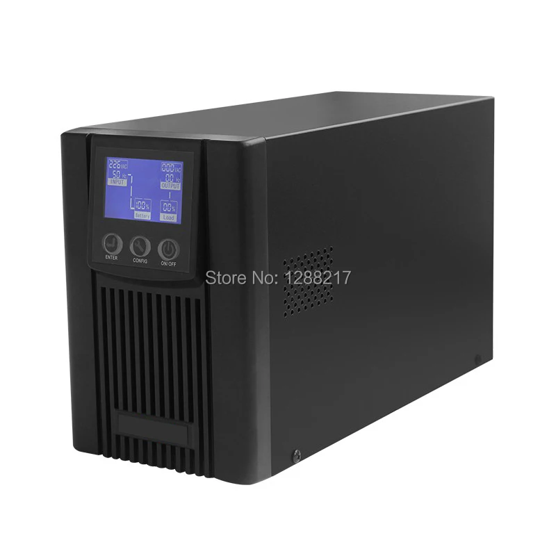 ЖК-дисплей Онлайн UPS 1000VA/800W внешние 36VDC батареи Чистая синусоида источник бесперебойного питания для компьютера комнаты сервер