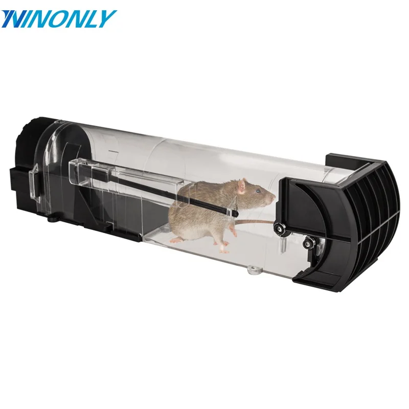 

ABS Plastic Mouse Mice Rat Trap Catch Cage Control Bait Capture Rodent Animal Prevent Escape Reuseable Humane Hamster Cage Tool