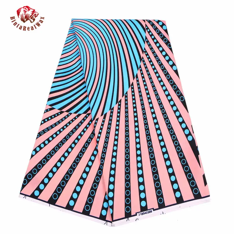 

2019 Ankara African Polyester Wax Prints Fabric new Hollandais Wax High Quality 6 yards African Fabric for Party Dress FP6097