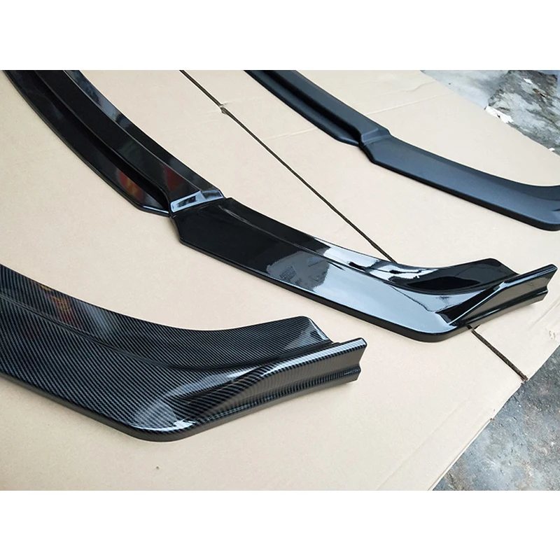 Передний бампер спойлер защитная пластина для губ комплект карбоновая поверхность подбородок Лопата контрастный цвет дизайн для Hyundai Mistra