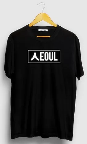 

SEOUl letter print tshirt Comfortable short sleeve summer casual tee unisex funny shirts tops kpop style cotton Hip Hop clothing