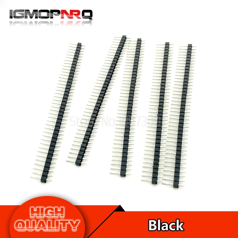 

10pcs Pins Multipurpose: Male 10pcs 40 Pin 1x40 Single Row Male Breakable Pin Header Connector Strip