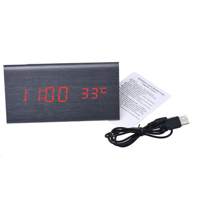 E5 электронные настольные часы флип часы masa saati saat reloj креативный температурный дисплей управление звуками электронный светодиодный Будильник
