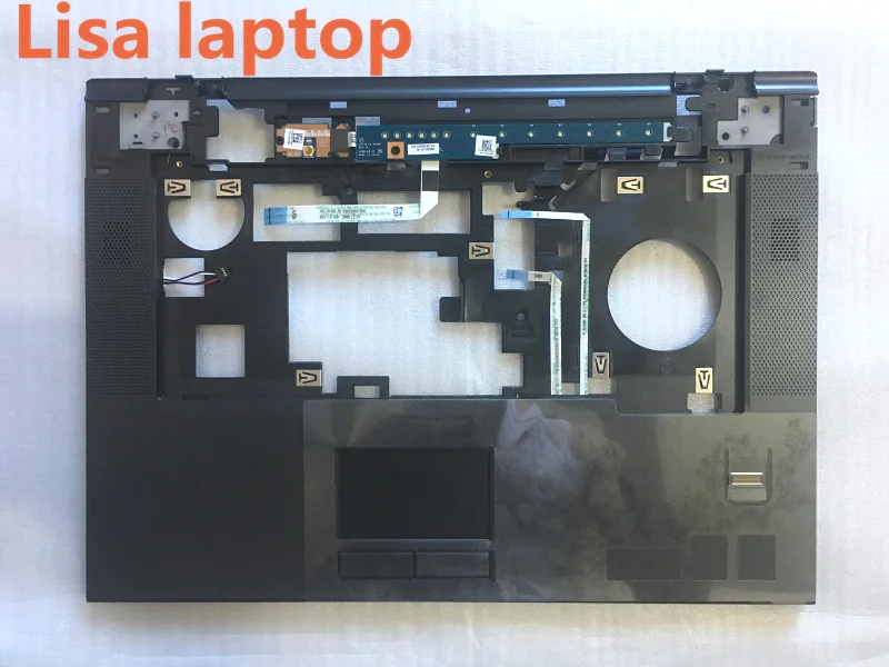 Para dell vostro 1510 2510 conjunto de touchpad palmrest preto com