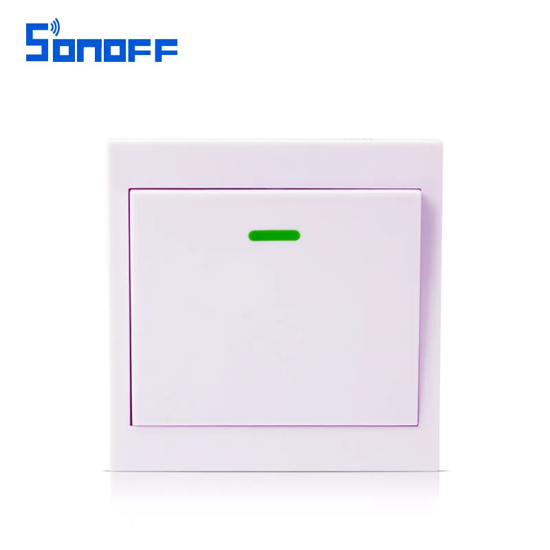 Sonoff RF WiFi Smart Switch 433 МГц рч приемник 86 настенная панель интеллектуальный пульт дистанционного управления беспроводной Wi-Fi светильник 10 А/2200 Вт