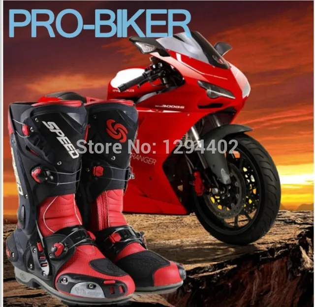 Pro-biker-botas Protectoras Para Motocross, Calzado Para Moto, Speed De  Automovilismo, Dirt Bike, Deportes De Ciclismo - Botas Para Motocicleta -  AliExpress