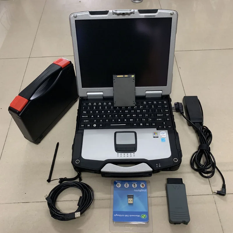 Oki VAS5054A полный чип bluetooth диагностический инструмент CF30 используется ноутбук CF 30