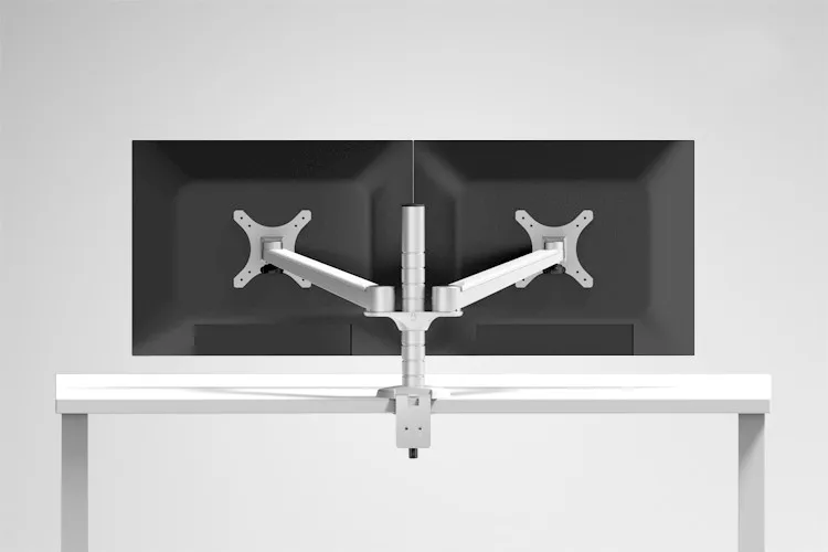 OA-4 Aluminum Alloy Dual Monitor Holder Full