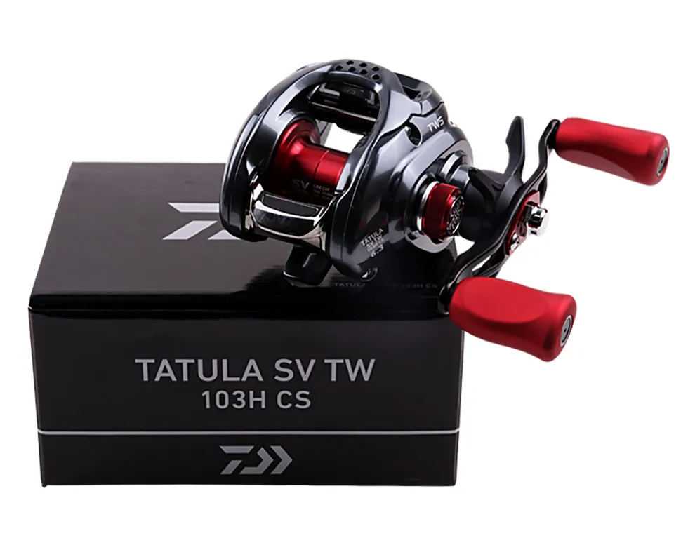 DAIWA, новинка, TATULA SV TW CS 103H 103HL, катушка для baitcasing 6+ 1BB 200 г, Макс., 6 кг, TWS SV, катушка для морской рыбалки