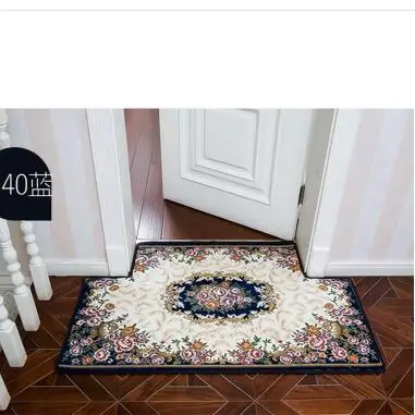 Европейский стиль коврик с цветочным принтом ковер для гостиной Свадебные ковры кухонный коврик толстый домашний декор