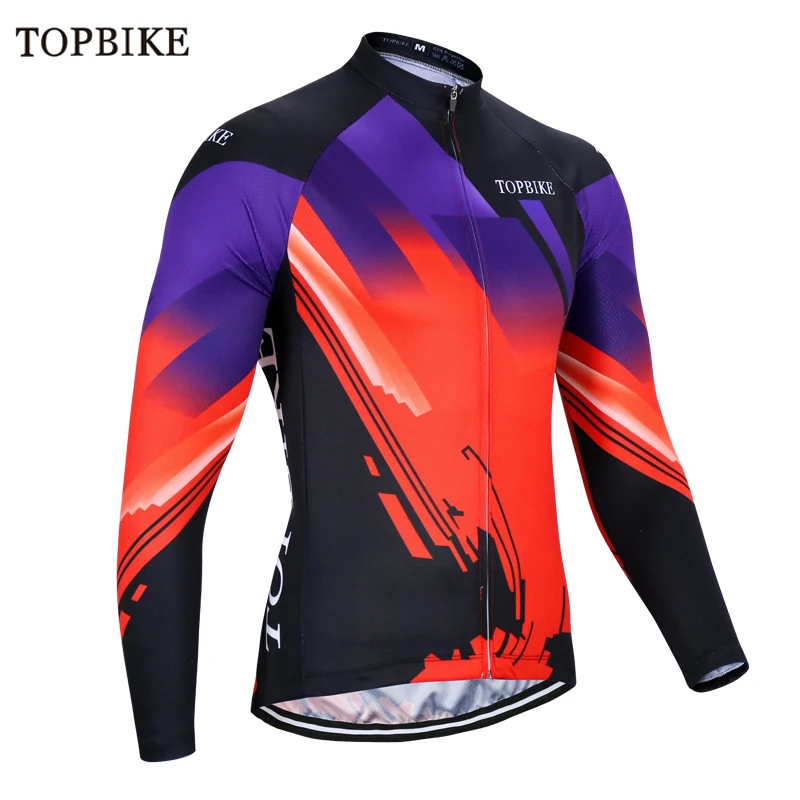 

TOPBIKE Cycling Jersey Long Sleeve Cycling Shirt riding Road Bike Bicycle Clothes Clothing Ropa Ciclismo downhill jerseys cycle