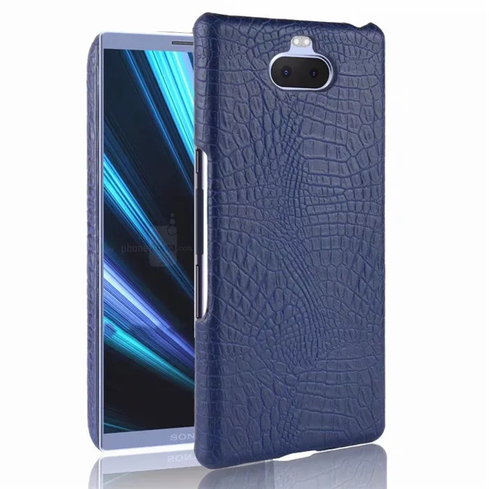 

For Sony Xperia XA2 XA3 Case Crocodile Pattern Case Hard PC Full Back Cover for Sony XA2 Plus XA3 Ultra PU Leather Case