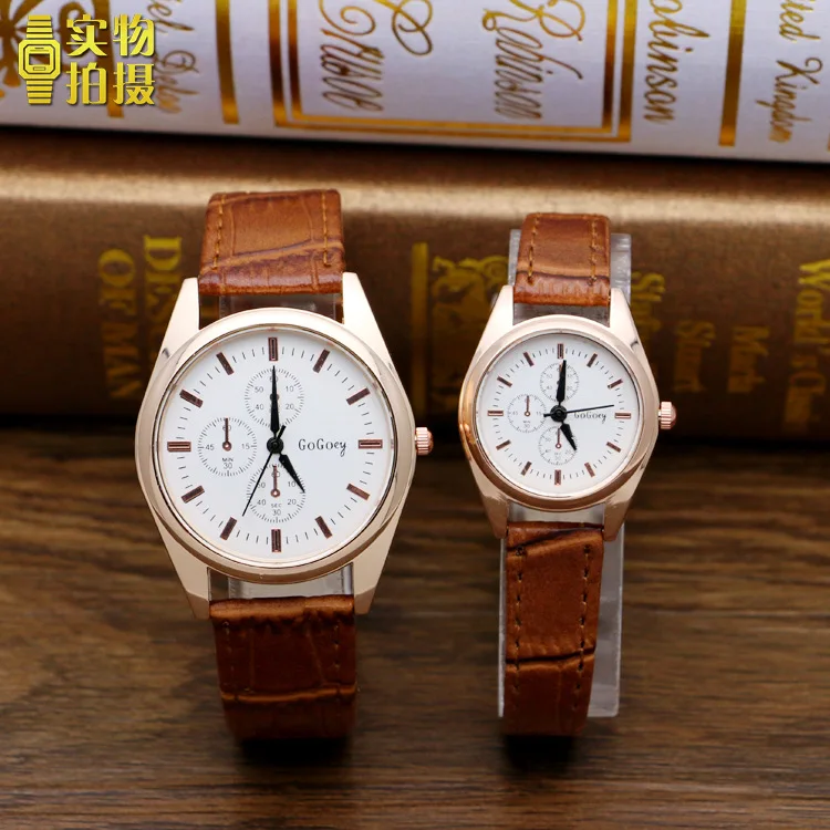 Hot Sales Gogoey Brand Pair font b Watches b font Men Women Lovers font b Couples