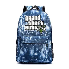 GTA5 рюкзаки мужские/женские GTA V школьные сумки большой кражи AutoV Школьные сумки дорожные рюкзаки для подростков Sac A Dos