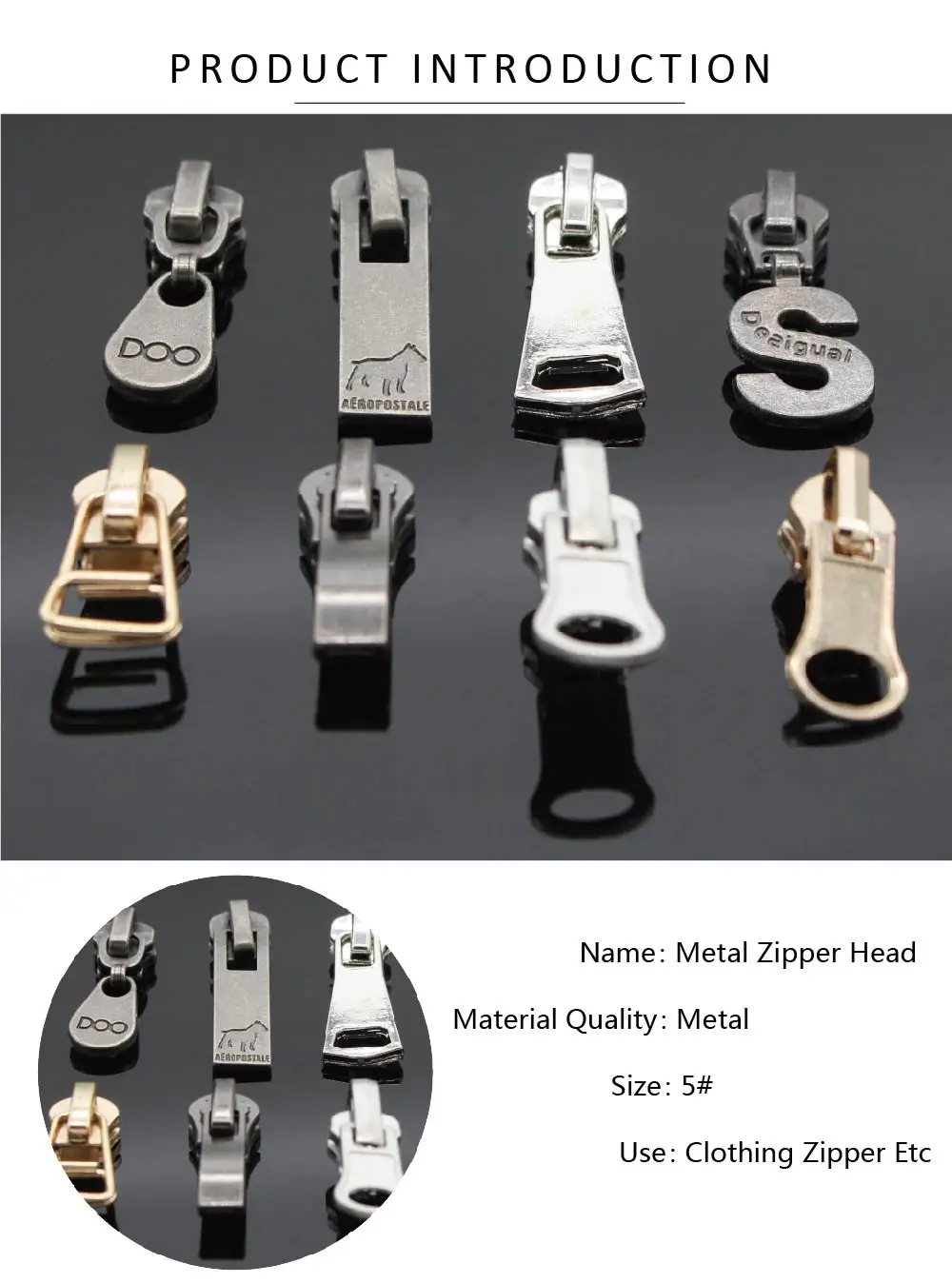 5 Stucke 5 Mix Zipper Reparatur Kits Zipper Puller Metall Zipper Slider Zipper Kopf Kleid Tasche Und Koffer Zubehor Kleidung Tx Metal Zipper Slider Zipper Sliderzipper Head Aliexpress