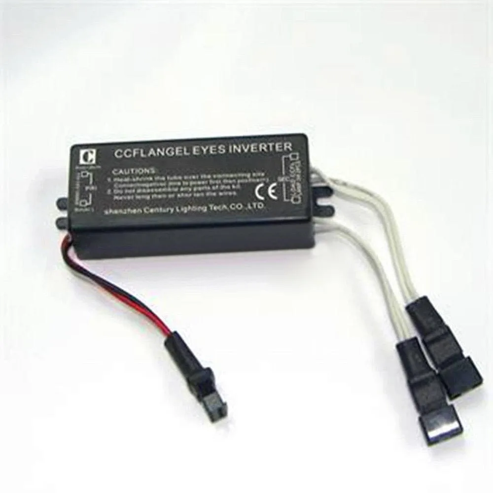 

New 1PC For CCFL Angel Eyes Halo Rings Light Inverter Ballast Controller 12V Female 2 Outputs Car Light Accessories