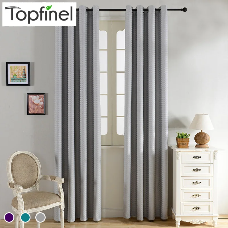 

Top Finel Plaid Blackout Curtains for Living Room the Bedroom Chinese Curtain Drapes Room Dark Curtains Fabric Window Treatments