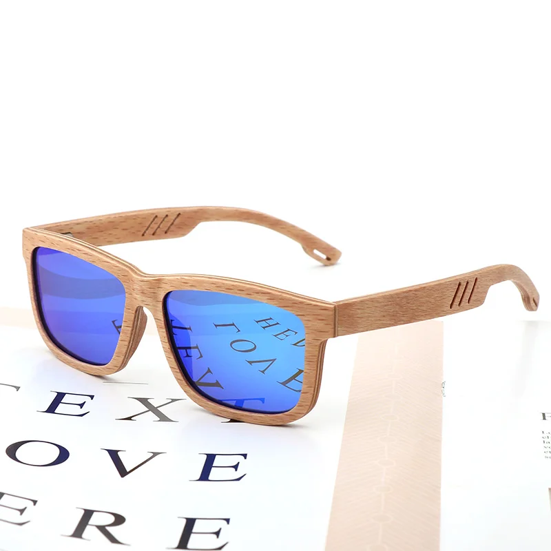 

New Retro Fashion Polarized men Sunglasses men's sport women sun glasses Oculos de sol masculino UV resistant With bamboo box