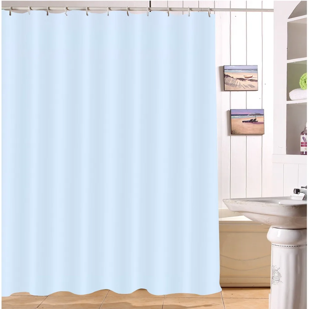 Waterproof Fabric Bath Shower Curtain Child Back To School Season 72 Inches Long 