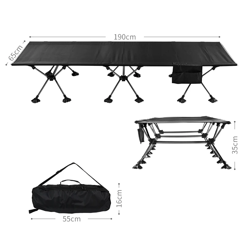 Camping Moistureproof Highquality Folding Bed Outdoor Sports Field Safety Rest Bed Outdoor