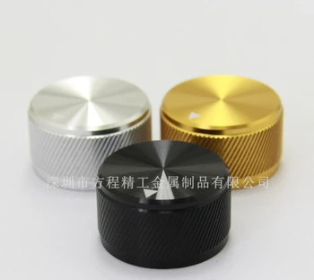 

3pcs aluminum knob Instrument knob potentiometer knob 30*17*6mm twill potentiometer cap Volume knob switch cap Encoder amplifier