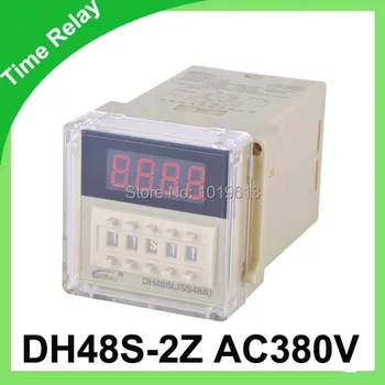 

AC Digital time relay 380v cycle timer delay 0.1s~9.9s dh48s-2z
