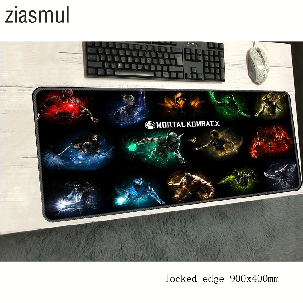Коврик для мыши mortal kombat 900x400x2 мм коврики компьютерной игровые аксессуары Новое