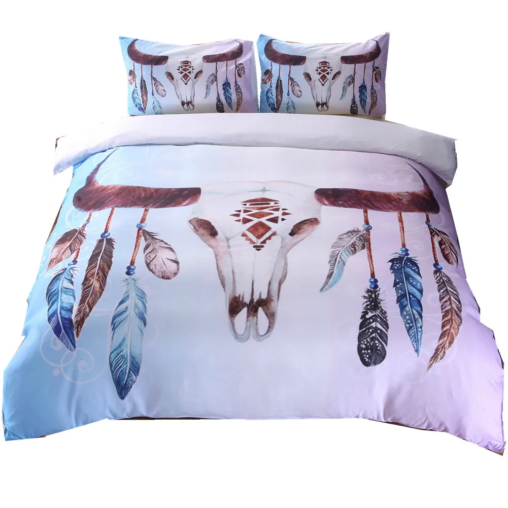 Dream Catcher Bedding Set Bohemian Kids Duvet Cover Set With Pillowcase