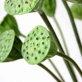 

PU Real Touch Seedpod of Lotus Artificial Flowers Hand Bouquet Floral Home Wedding Artificial Flowers DIY Garden Pool Decoration
