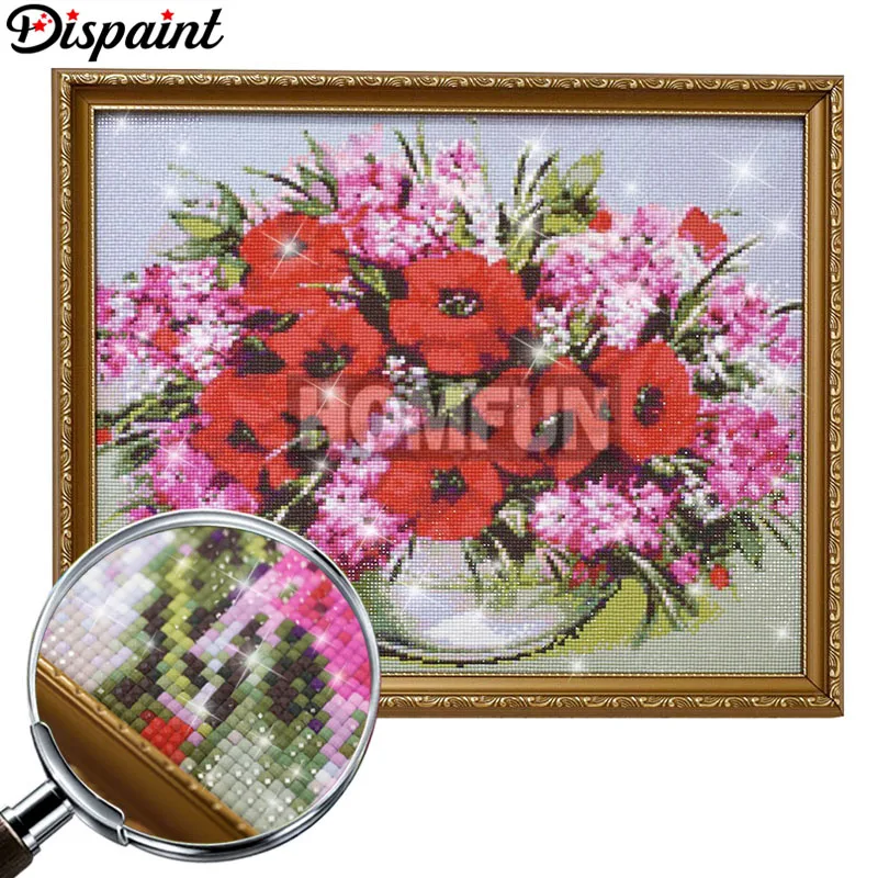 Dispaint كامل مربع/جولة الحفر 5D DIY الماس اللوحة \