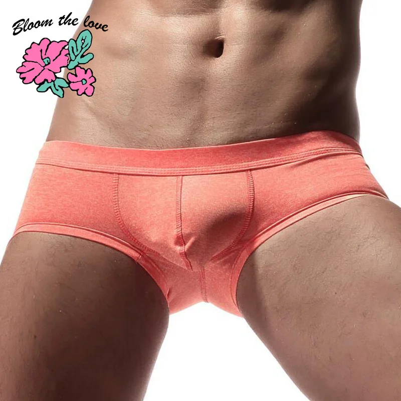 

[Bloom the love] New Men Underwear Cotton Boxer Mens Panties Solid Cuecas Masculina Man Boxers Boxershorts European Size S-XL 24