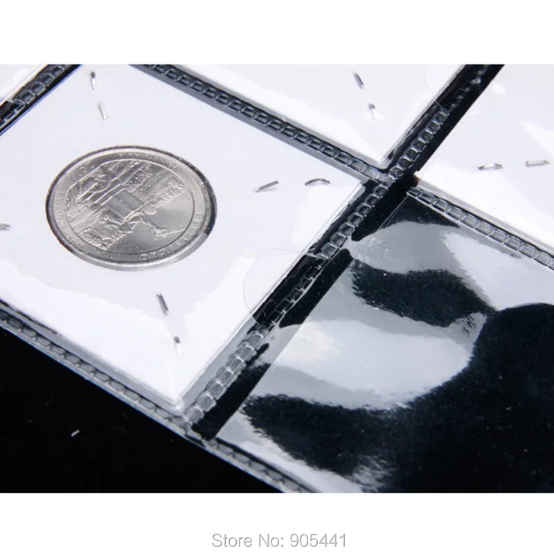 10 x Coin Holder Flips 12 Pocket Album Pages Conventional Size Exclusive Suitable for Paper Coin Holders Flips