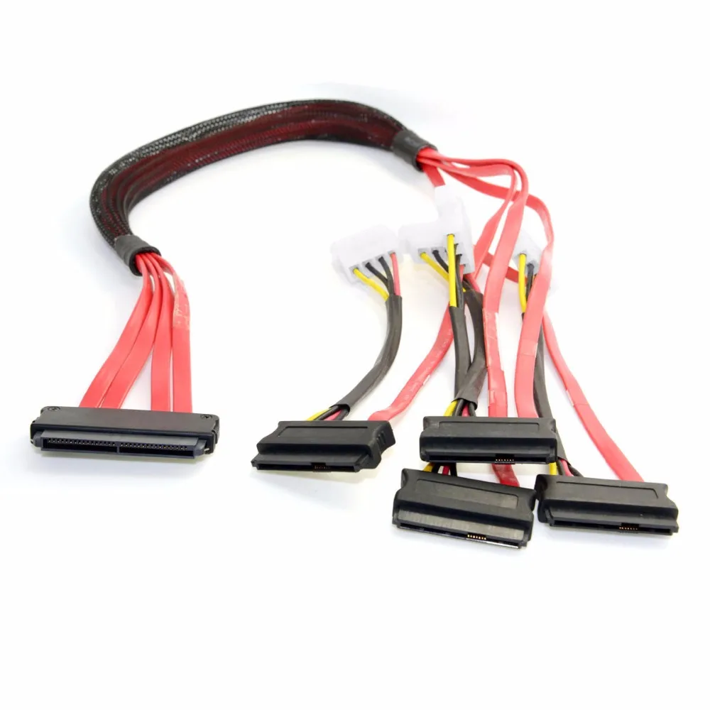 Internal SAS 32 Pin SFF 8484 to 29 Pin SAS SFF 8482 Hard Disk Drive