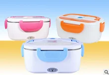 

2018 new Car Plug Heated Lunch Benton Boxes 12 V Electric Heating Thermal Lunchbox Food Warmer Car Truck Stove Oven