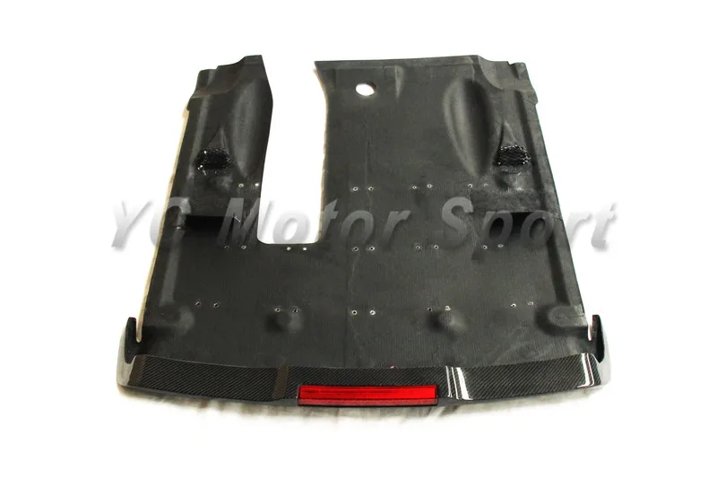 2011-2015 Nissan R35 GTR Nismo Style Rear Diffuser Underboard with Fog Lamp CF (4)
