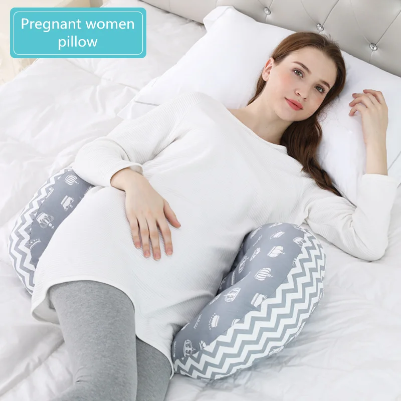 임산부 보호 허리 부드러운 베개 사이드 슬리퍼 간호 복부 지원 U 베개 임신 임산부 침구 쿠션