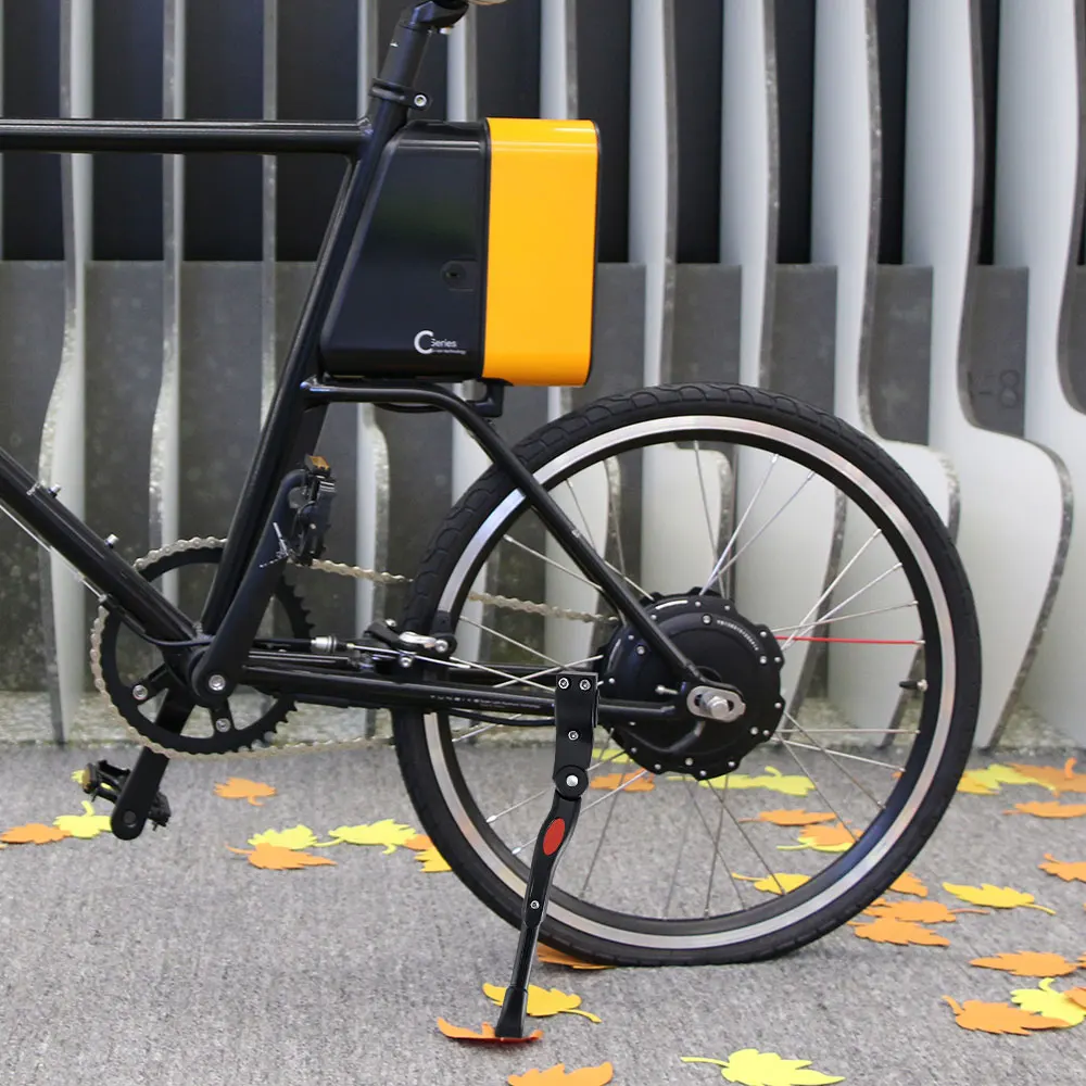Велосипедная подставка Регулируемая стойка для парковки поддержка бокового удара заднего треугольника безопасности ног Велоспорт езда дорожный велосипед держатель Push Stand