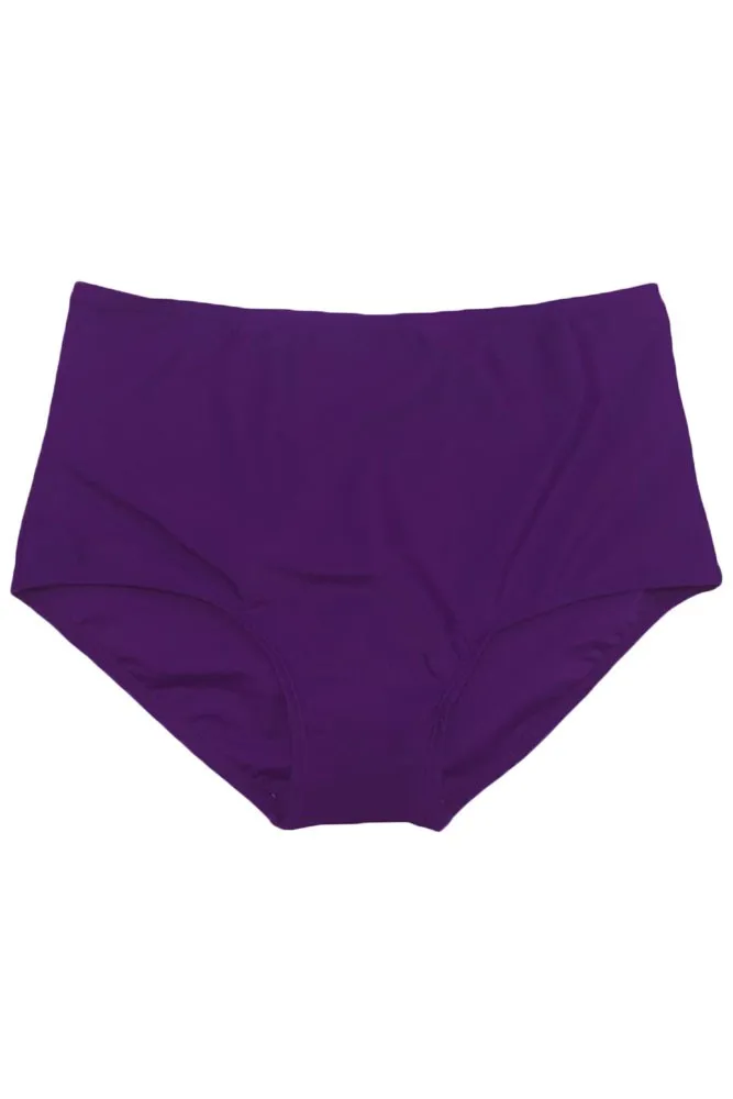 Purple-Beach-Fashion-High-Waist-Bikini-Bottom-LC41913-8-16458