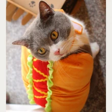 [MPK костюмы для домашних животных] костюм для собак и кошек, милый хот-дог костюм сэндвича, смешная хот-дог одежда, костюм для кошек