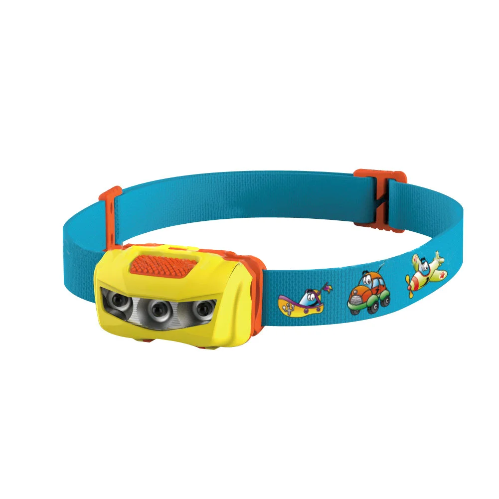 

High Quality Child LED Headlamp Battery Powered Flashlight Kid Headlight for Camping Hiking Walking Night Running NCM99