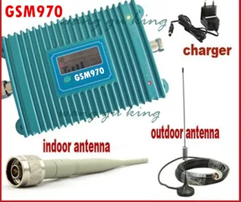 

Free shipping LCD Display 1500sq.m ,GSM repeater,900Mhz booster,GSM signal booster,GSM signal repeater + Antenna with 10M Cable