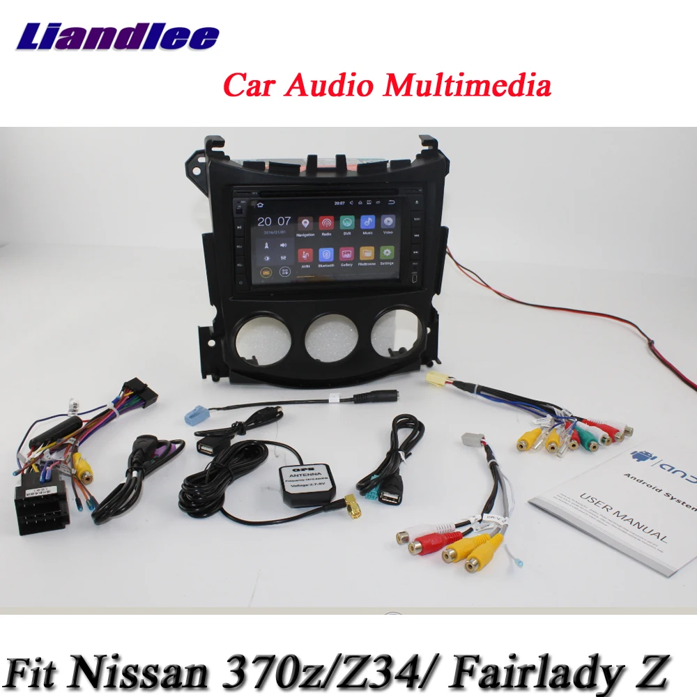 Liandleeавтомобильный Android Системы для Nissan 370z/Fairlady Z/Z34 радио CD DVD плеер с gps-навигатором MAP навигация HD Экран мультимедиа