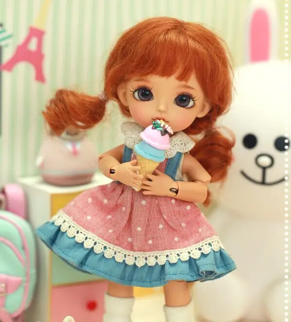 Бесплатная доставка кукла 1/8 BJD ELLY|Куклы| |