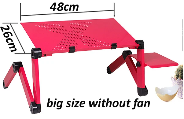 

(no fan) Multi Functional foldable laptop table stand notebook Desk mount with mouse pad laptop stand for bed computer holder